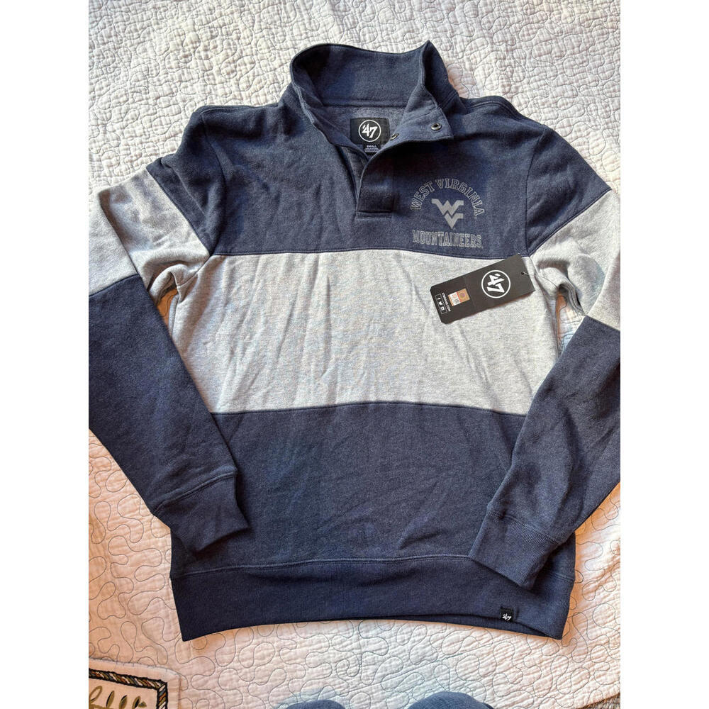 '47 Brand West Virginia Mountaineers Men's Pullover Sweatshirt Size Small #709
